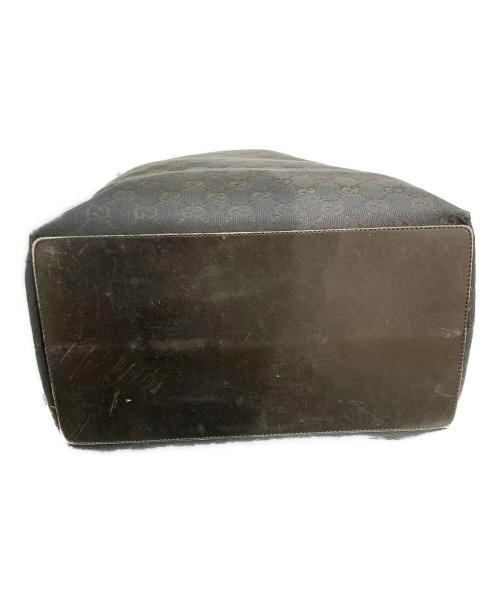 GUCCI（グッチ）GUCCI (グッチ) GGキャンバストートバッグ ブラックの古着・服飾アイテム