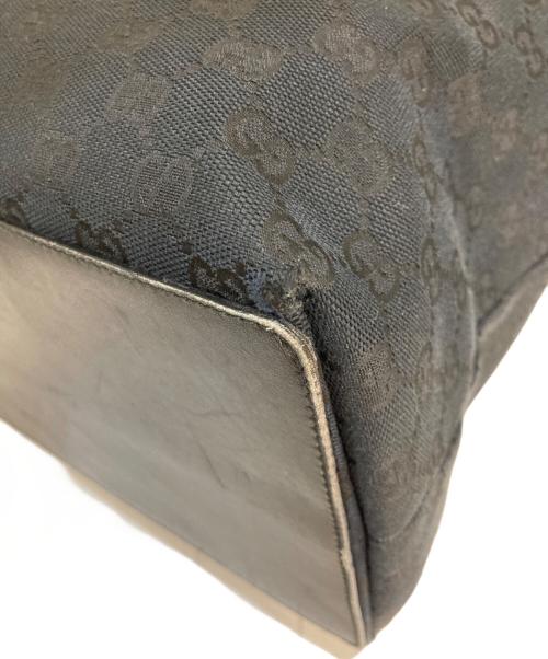 GUCCI（グッチ）GUCCI (グッチ) GGキャンバストートバッグ ブラックの古着・服飾アイテム