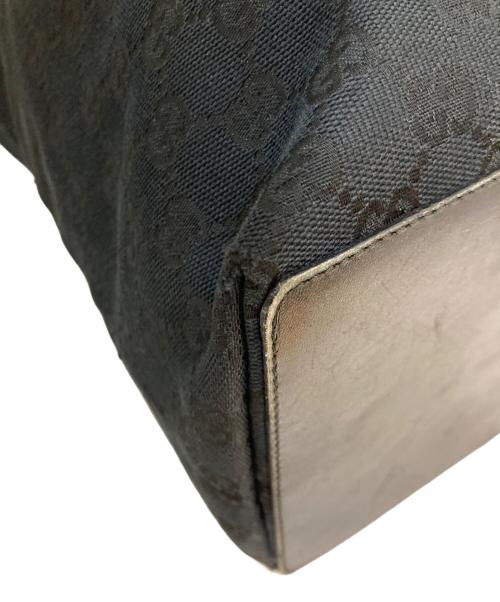 GUCCI（グッチ）GUCCI (グッチ) GGキャンバストートバッグ ブラックの古着・服飾アイテム