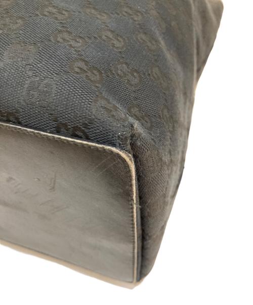 GUCCI（グッチ）GUCCI (グッチ) GGキャンバストートバッグ ブラックの古着・服飾アイテム