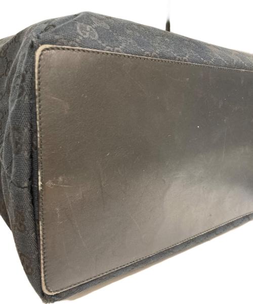 GUCCI（グッチ）GUCCI (グッチ) GGキャンバストートバッグ ブラックの古着・服飾アイテム