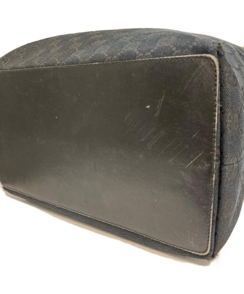 GUCCI（グッチ）GUCCI (グッチ) GGキャンバストートバッグ ブラックの古着・服飾アイテム