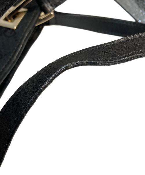GUCCI（グッチ）GUCCI (グッチ) GGキャンバストートバッグ ブラックの古着・服飾アイテム
