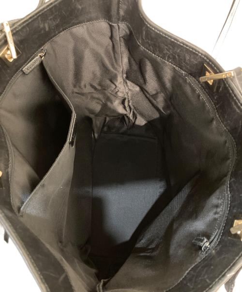 GUCCI（グッチ）GUCCI (グッチ) GGキャンバストートバッグ ブラックの古着・服飾アイテム