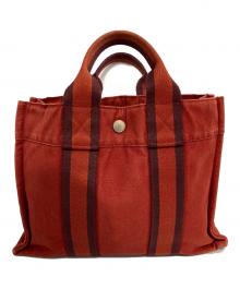 HERMES（エルメス）の古着「フールトゥトートバッグ」｜レッド