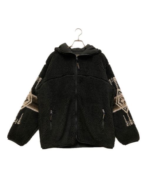PENDLETON（ペンドルトン）PENDLETON (ペンドルトン) ボアフリースジャケット ブラック サイズ:SIZE Lの古着・服飾アイテム
