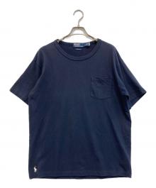 POLO RALPH LAUREN（ポロ・ラルフローレン）の古着「裾ポニーヘビーウェイトTシャツ/THE BIG SHIRT」｜ネイビー