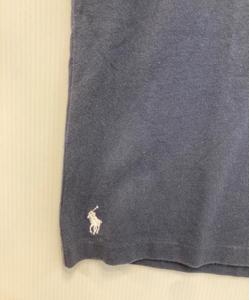 POLO RALPH LAUREN（ポロ・ラルフローレン）POLO RALPH LAUREN (ポロ・ラルフローレン) 裾ポニーヘビーウェイトTシャツ/THE BIG SHIRT ネイビー サイズ:Mの古着・服飾アイテム