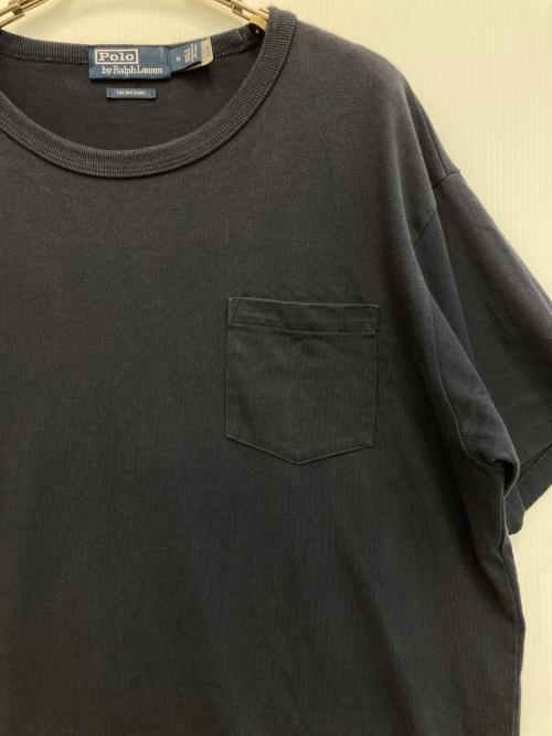 POLO RALPH LAUREN（ポロ・ラルフローレン）POLO RALPH LAUREN (ポロ・ラルフローレン) 裾ポニーヘビーウェイトTシャツ/THE BIG SHIRT ネイビー サイズ:Mの古着・服飾アイテム