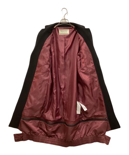 Onitsuka Tiger（オニツカタイガー）Onitsuka Tiger (オニツカタイガー) ANDREA POMPILIO (アンドレアポンピリオ) ウールチェスターコート ブラック サイズ:Mの古着・服飾アイテム