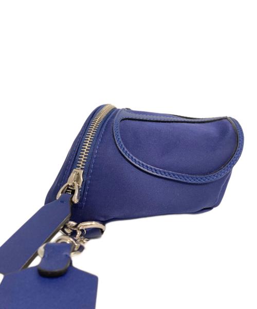 VALENTINO GARAVANI（ヴァレンティノ・ガラヴァーニ）VALENTINO GARAVANI (ヴァレンティノ・ガラヴァーニ) lOGO MINI CROSS BODY BAG ブルーの古着・服飾アイテム