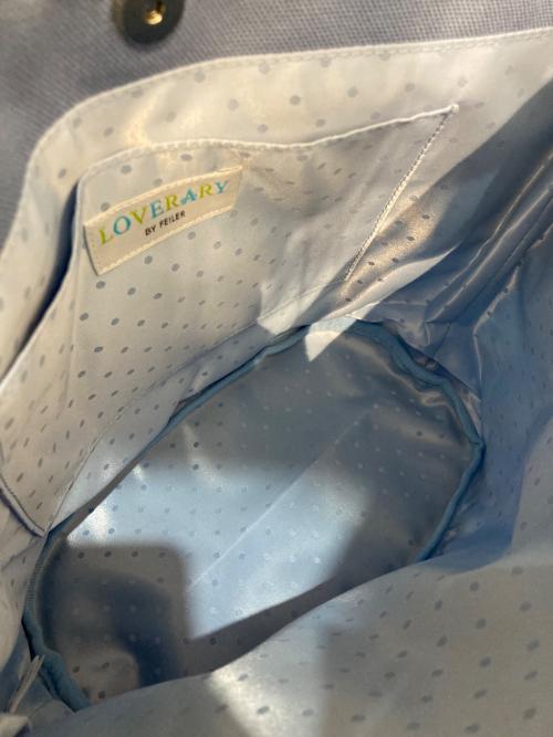 LOVERARY by FEILER（ラブラリー バイ フェイラー）LOVERARY BY FEILER (ラブラリー バイ フェイラー) ハンドバッグ ブルー サイズ:表記なしの古着・服飾アイテム