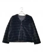 SOEJUソージュ）の古着「リバーシブルフリースジャケット」｜ネイビー