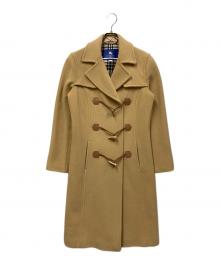 BURBERRY BLUE LABEL（バーバリーロンドンブルーレーベル）の古着「カシミヤブレンドダッフルコート」｜ベージュ