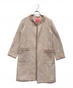 Kate Spadeケイトスペード）の古着「ツイードコート」｜ピンク