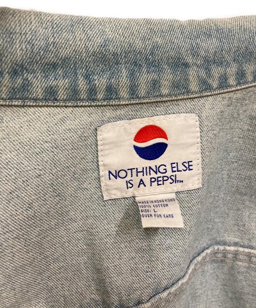 NOTHING ELSE IS A PEPSI（ナッシングエルスイズアペプシ）NOTHING ELSE IS A PEPSI (ナッシングエルスイズアペプシ) デニムジャケット スカイブルー サイズ:SIZE Lの古着・服飾アイテム