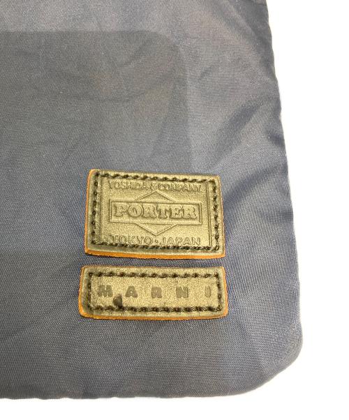 PORTER（ポーター）PORTER (ポーター) MARNI (マルニ) サコッシュ ネイビーの古着・服飾アイテム