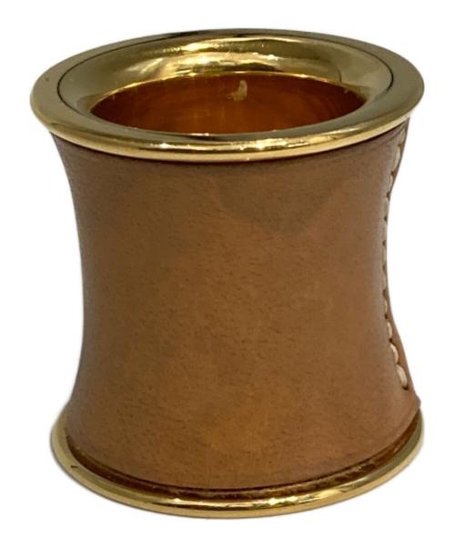 HERMES（エルメス）HERMES (エルメス) スカーフリング ベージュ サイズ:表記なしの古着・服飾アイテム