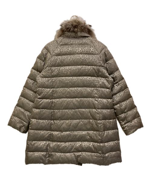 DAMA collection（ダーマコレクション）DAMA collection (ダーマコレクション) フォックスファー付きダウンコート ベージュ サイズ:SIZE 15AR 未使用品の古着・服飾アイテム