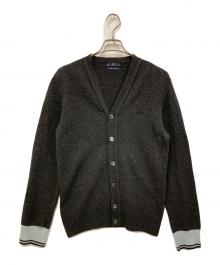 FRED PERRY（フレッドペリー）の古着「Vネックカーディガン」｜ブラック