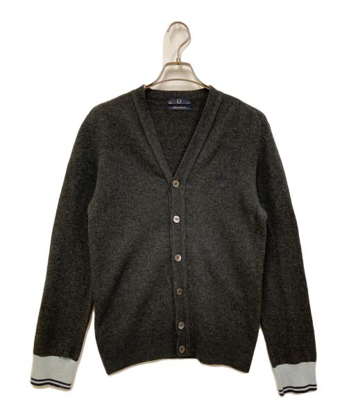 FRED PERRY（フレッドペリー）FRED PERRY (フレッドペリー) Vネックカーディガン ブラック サイズ:38の古着・服飾アイテム