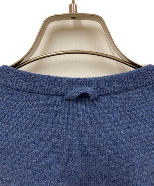 FRED PERRY（フレッドペリー）FRED PERRY (フレッドペリー) Vネックニット ブルー サイズ:38の古着・服飾アイテム