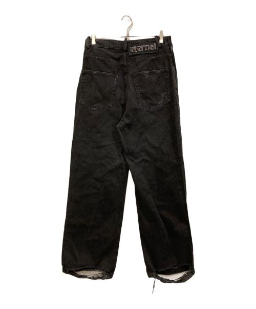 ANN DEMEULEMEESTER（アンドゥムルメステール）ANN DEMEULEMEESTER (アンドゥムルメステール) 25SS Polly ジーンズ ブラック サイズ:SIZE 42の古着・服飾アイテム