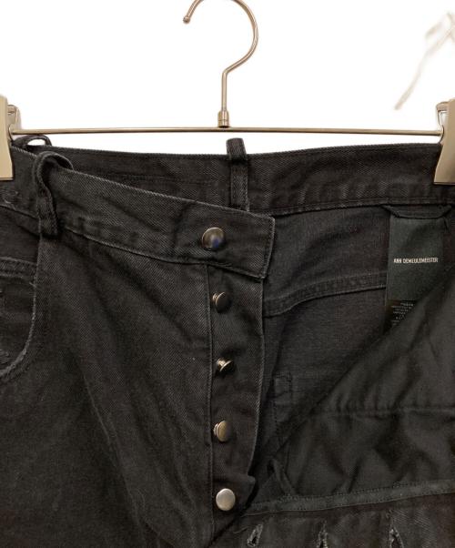 ANN DEMEULEMEESTER（アンドゥムルメステール）ANN DEMEULEMEESTER (アンドゥムルメステール) 25SS Polly ジーンズ ブラック サイズ:SIZE 42の古着・服飾アイテム