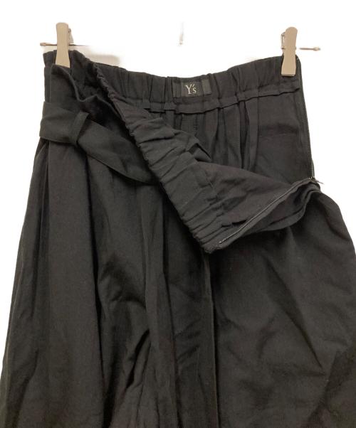 Y's（ワイズ）Y's (ワイズ) ウール・レーヨン袴ワイドパンツ ブラック サイズ:2の古着・服飾アイテム