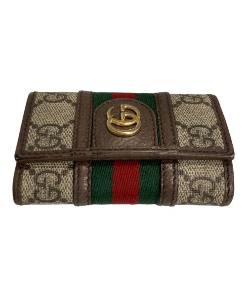 GUCCI（グッチ）GUCCI (グッチ) GGスプリーム オフディア ブラウンの古着・服飾アイテム
