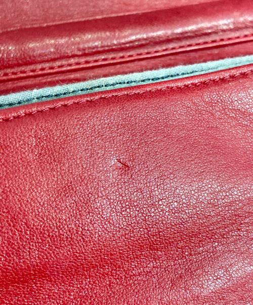 BALLY（バリー）BALLY (バリー) キルティングチェーンショルダーバッグ レッドの古着・服飾アイテム