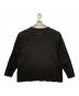 MM6 Maison Margiela (エムエムシックスメゾンマルジェラ) コットン ナンバーロゴ ロンT ブラック サイズ:M：5000円