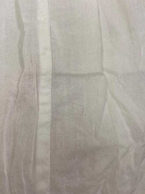 ISABEL MARANT ETOILE（イザベルマランエトワール）ISABEL MARANT ETOILE (イザベルマランエトワール) コットンボイルバンドカラーギャザーブラウス ホワイト サイズ:SIZE 34の古着・服飾アイテム