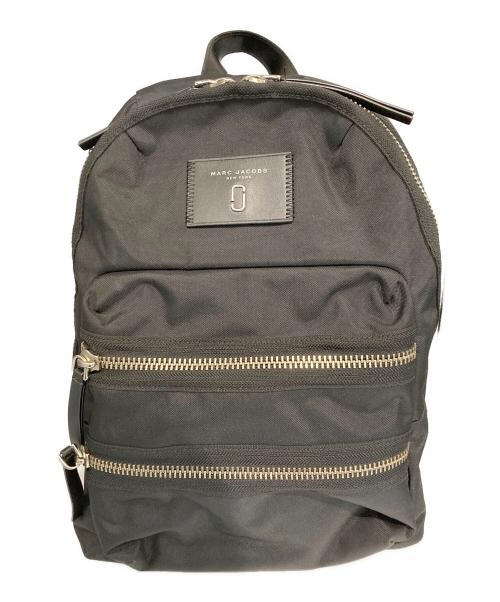 MARC JACOBS（マークジェイコブス）MARC JACOBS (マークジェイコブズ) ナイロンバイカーバックパック ブラックの古着・服飾アイテム