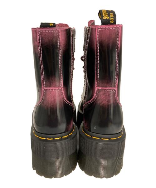 Dr.Martens（ドクターマーチン）Dr.Martens (ドクターマーチン) Jadon Max 8ホールブーツ ブラック×ピンク サイズ:UK4 未使用品の古着・服飾アイテム