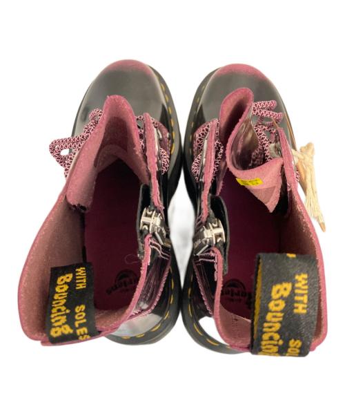 Dr.Martens（ドクターマーチン）Dr.Martens (ドクターマーチン) Jadon Max 8ホールブーツ ブラック×ピンク サイズ:UK4 未使用品の古着・服飾アイテム