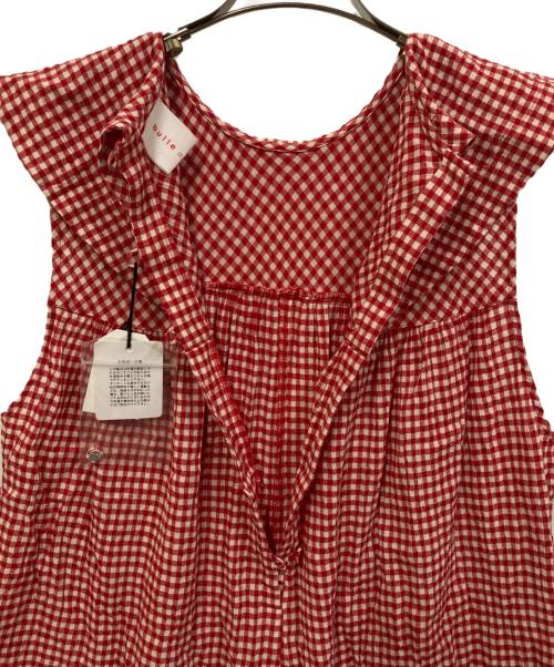 bulle de savon（ビュル デ サボン）bulle de savon (ビュル デ サボン) オールインワン ホワイト×レッド サイズ:SIZE Freeの古着・服飾アイテム