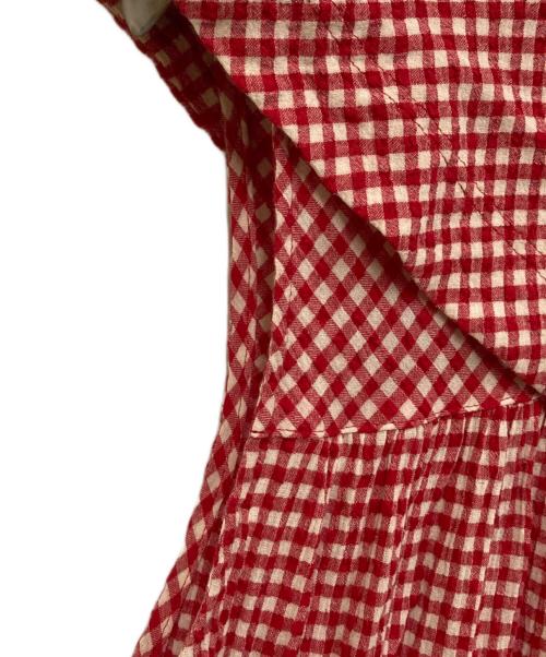 bulle de savon（ビュル デ サボン）bulle de savon (ビュル デ サボン) オールインワン ホワイト×レッド サイズ:SIZE Freeの古着・服飾アイテム