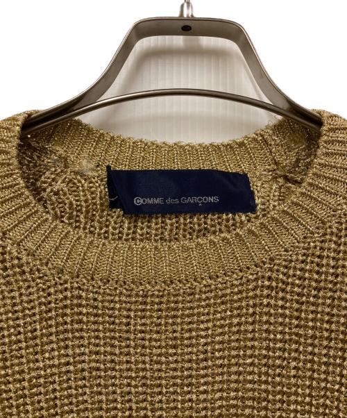 COMME des GARCONS（コムデギャルソン）COMME des GARCONS (コムデギャルソン) 80s ゴールドラメニット ゴールド サイズ:不明の古着・服飾アイテム