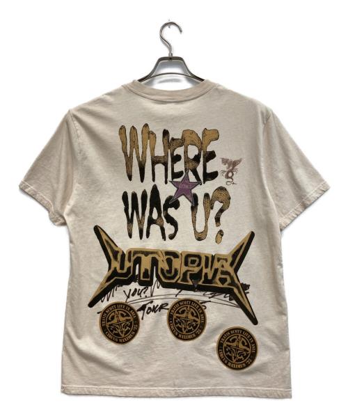 Travis Scot（トラヴィス スコット）TRAVIS SCOT (トラヴィス スコット) UTOPIA TOUR T-SHIRT ホワイト サイズ:Lの古着・服飾アイテム