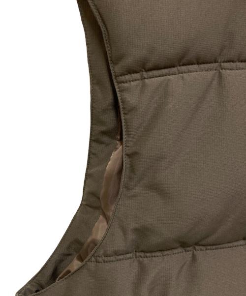 RVCA（ルーカ）RVCA (ルーカ) 中綿ベスト ブラウン サイズ:Mの古着・服飾アイテム