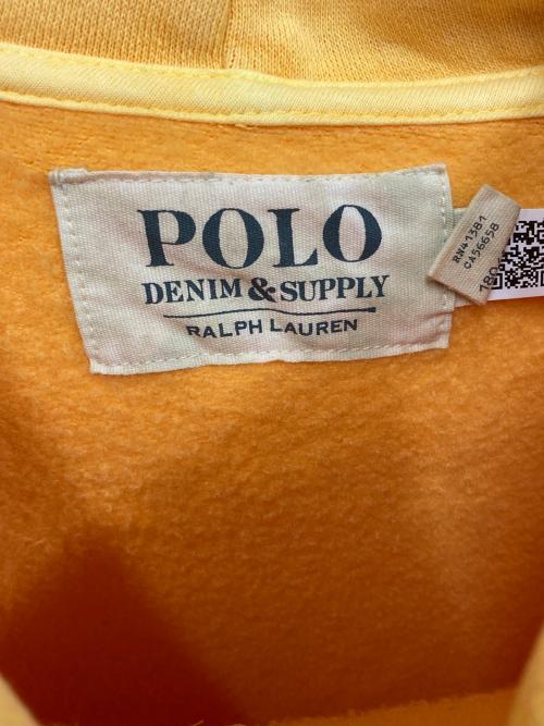 Denim & Supply Ralph Lauren（デニム＆サプライ ラルフローレン）DENIM & SUPPLY RALPH LAUREN (デニム＆サプライ ラルフローレン) プルオーバーパーカー イエロー サイズ:SIZE Lの古着・服飾アイテム