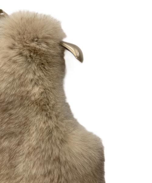 Sov.（ソブ）Sov. (ソブ) フォックスファーベスト ベージュ サイズ:SIZE 36の古着・服飾アイテム