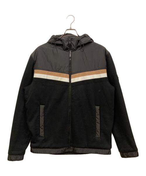 HUGO BOSS（ヒューゴ ボス）HUGO BOSS (ヒューゴ ボス) 中綿ジャケット SEEGE ブラック サイズ:SIZE Lの古着・服飾アイテム