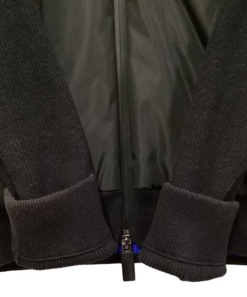 HUGO BOSS（ヒューゴ ボス）HUGO BOSS (ヒューゴ ボス) PORSCHE (ポルシェ) ニット切替トラックジャケット ブラック サイズ:SIZE Mの古着・服飾アイテム