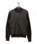 HUGO BOSS（ヒューゴ ボス）の古着「ニット切替トラックジャケット」｜ブラック