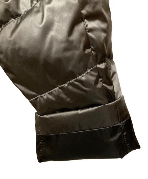 PRADA（プラダ）PRADA (プラダ) ノーカラーダウンジャケット ブラック サイズ:SIZE 44の古着・服飾アイテム