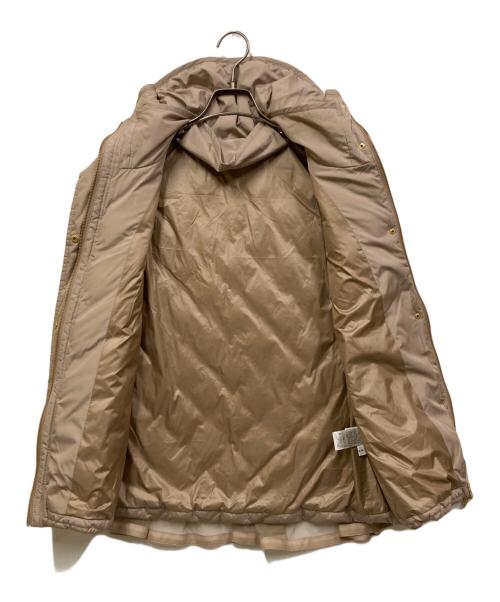 GALENA（ガレナ）GALENA (ガレナ) バックチュール切替ダウンベスト ベージュ サイズ:38の古着・服飾アイテム