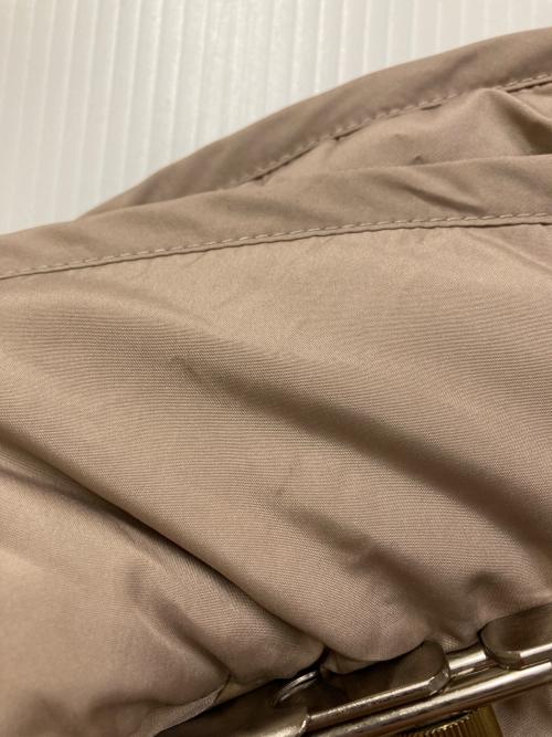 GALENA（ガレナ）GALENA (ガレナ) バックチュール切替ダウンベスト ベージュ サイズ:38の古着・服飾アイテム