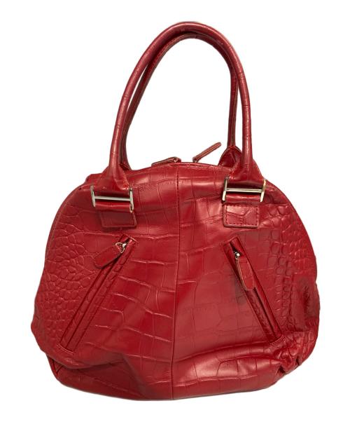 muta（ムータ）muta (ムータ) 型押し8バッグ レッドの古着・服飾アイテム